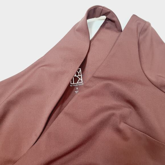 NOT YOURS TO KEEP Karma Midi Dress in Mocha Small - Picture 7 of 13